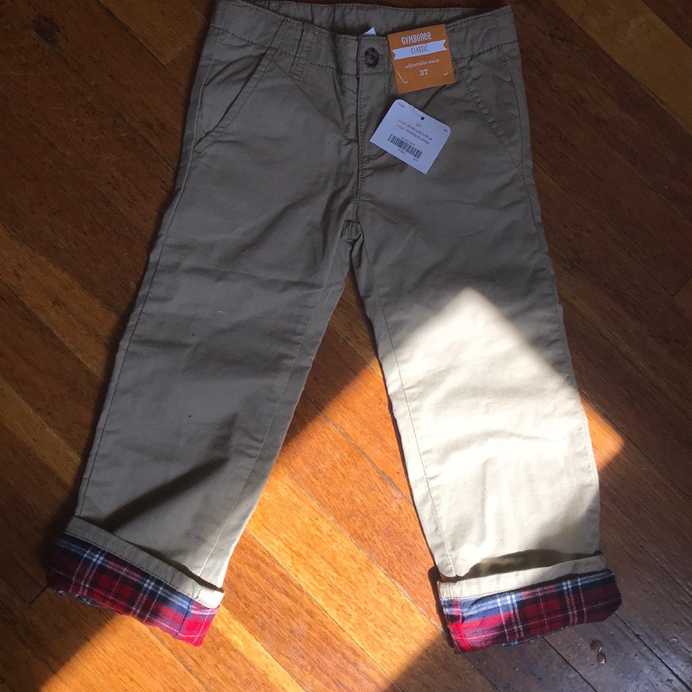 Beige Gymboree boys 3t pants